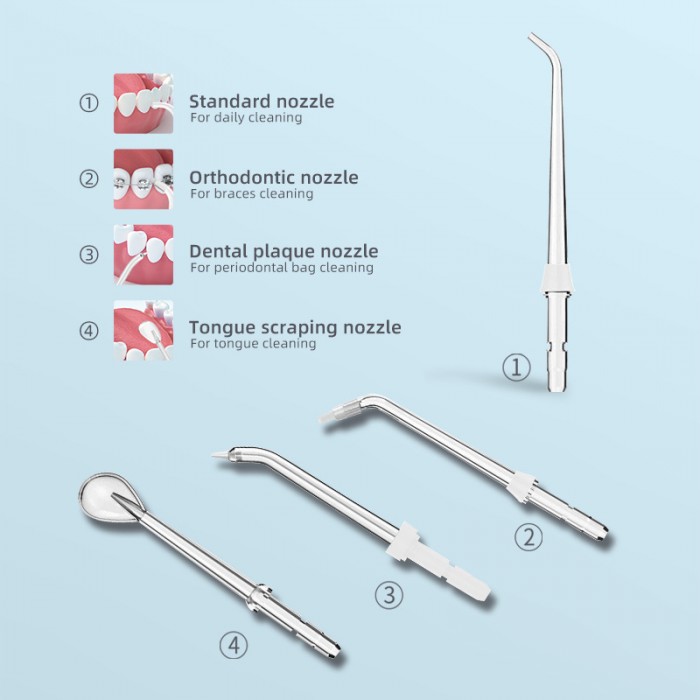 Portable multifunctional mouthwash, suitable for cleaning braces, available in black and white