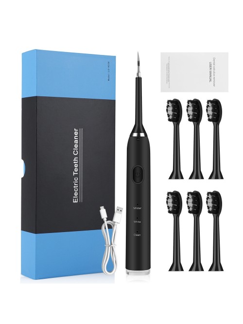 Two-in-one, three-speed adjustable, LED fill light, soft-bristled electric toothbrush (USB charging)