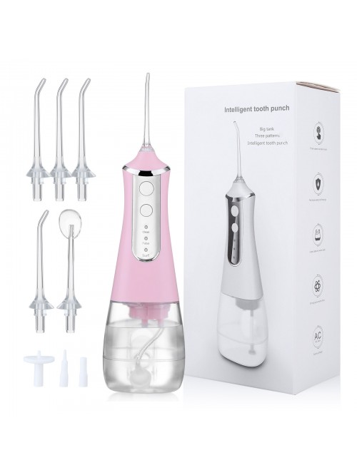 Household electric tooth cleaner (5 nozzles), oral cleaning irrigator (type-c rechargeable)