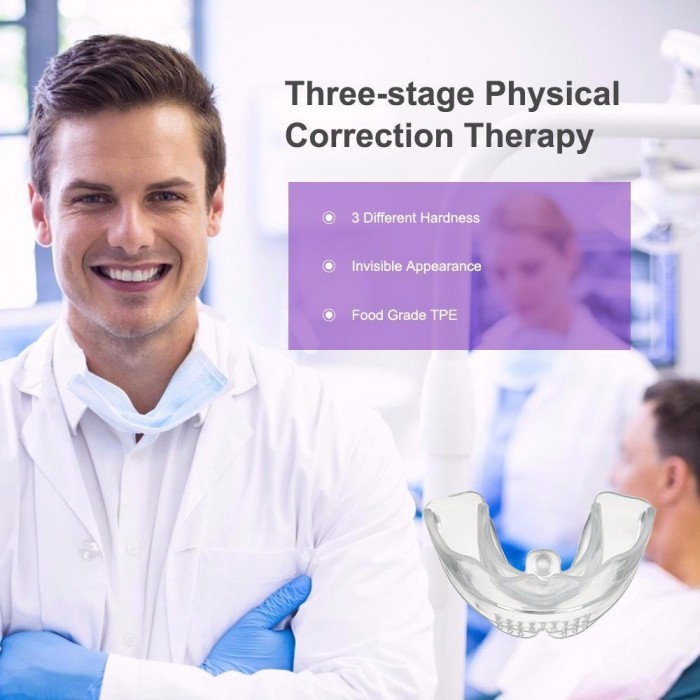 4D Invisible Braces Adult Teeth Retainer Braces Nighttime Anti-Abrasive Braces (Three Stages)