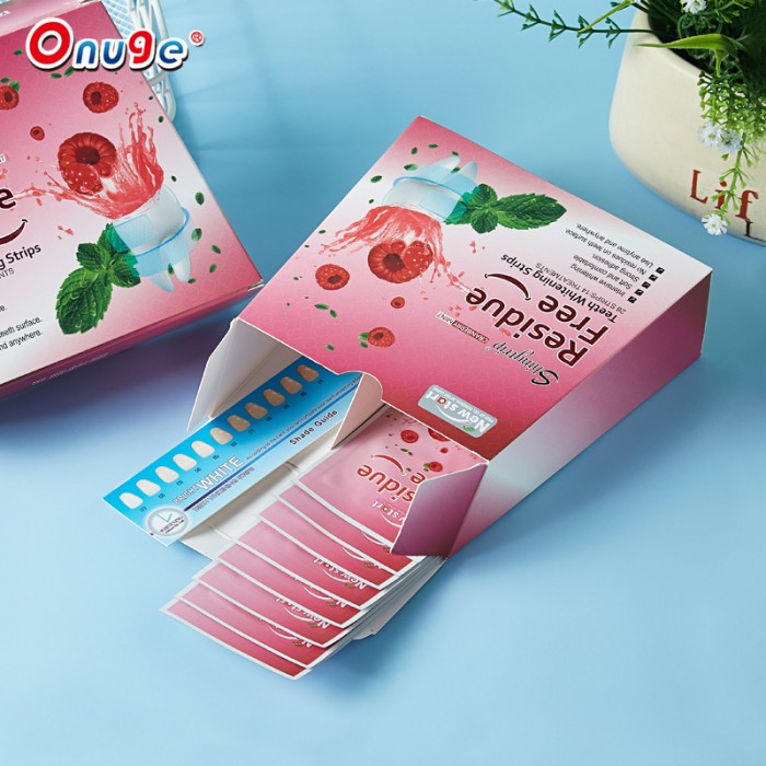 Cranberry flavored invisible toothpaste (14 pairs, half a month’s supply), 9D light whitening invisible toothpaste