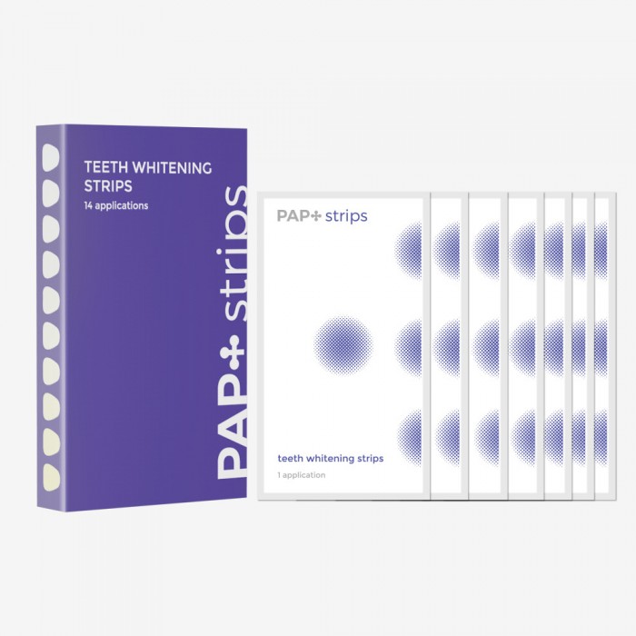 V34 powerful whitening and whitening tooth strips (14 pairs, half a month's supply), yellow and stain removing whitening tooth strips