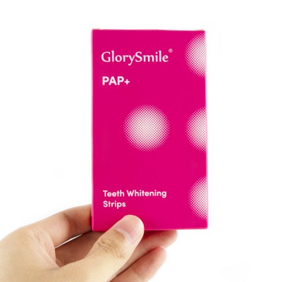 PAP, 3D teeth whitening strips (14 pairs, half a month’s supply), yellow and stain removal strips