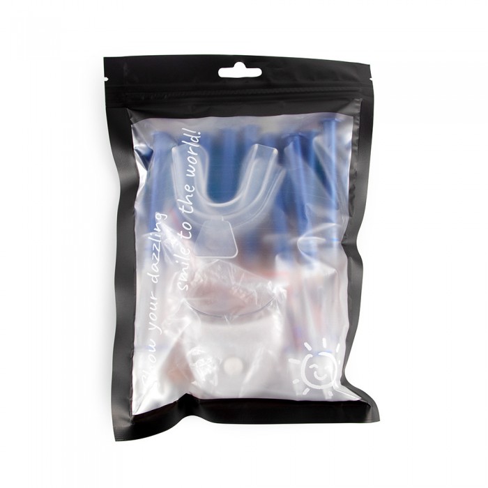 Home gel cold light teeth whitening device, teeth cleaning and whitening kit (including 5 gels)